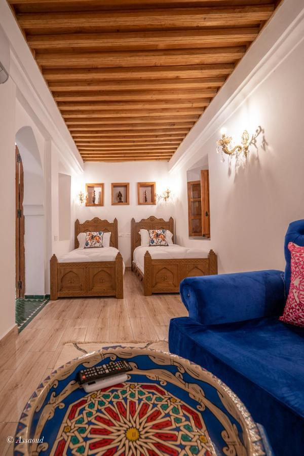 Riad Dar Chama Chefchaouen Bagian luar foto