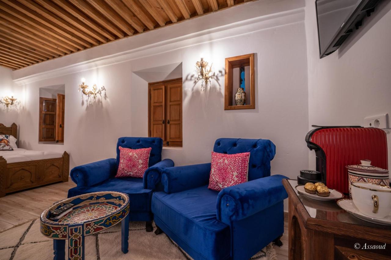 Riad Dar Chama Chefchaouen Bagian luar foto